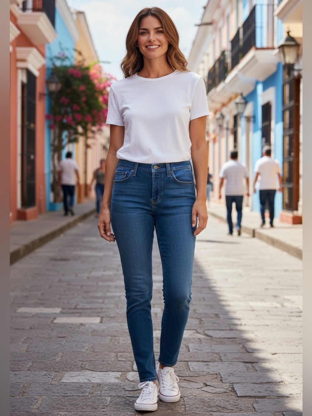 Kate Spade Saturday Women's Button Fly Straight Leg Jeans (BB)